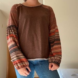 Long sleeve/boho shirt
